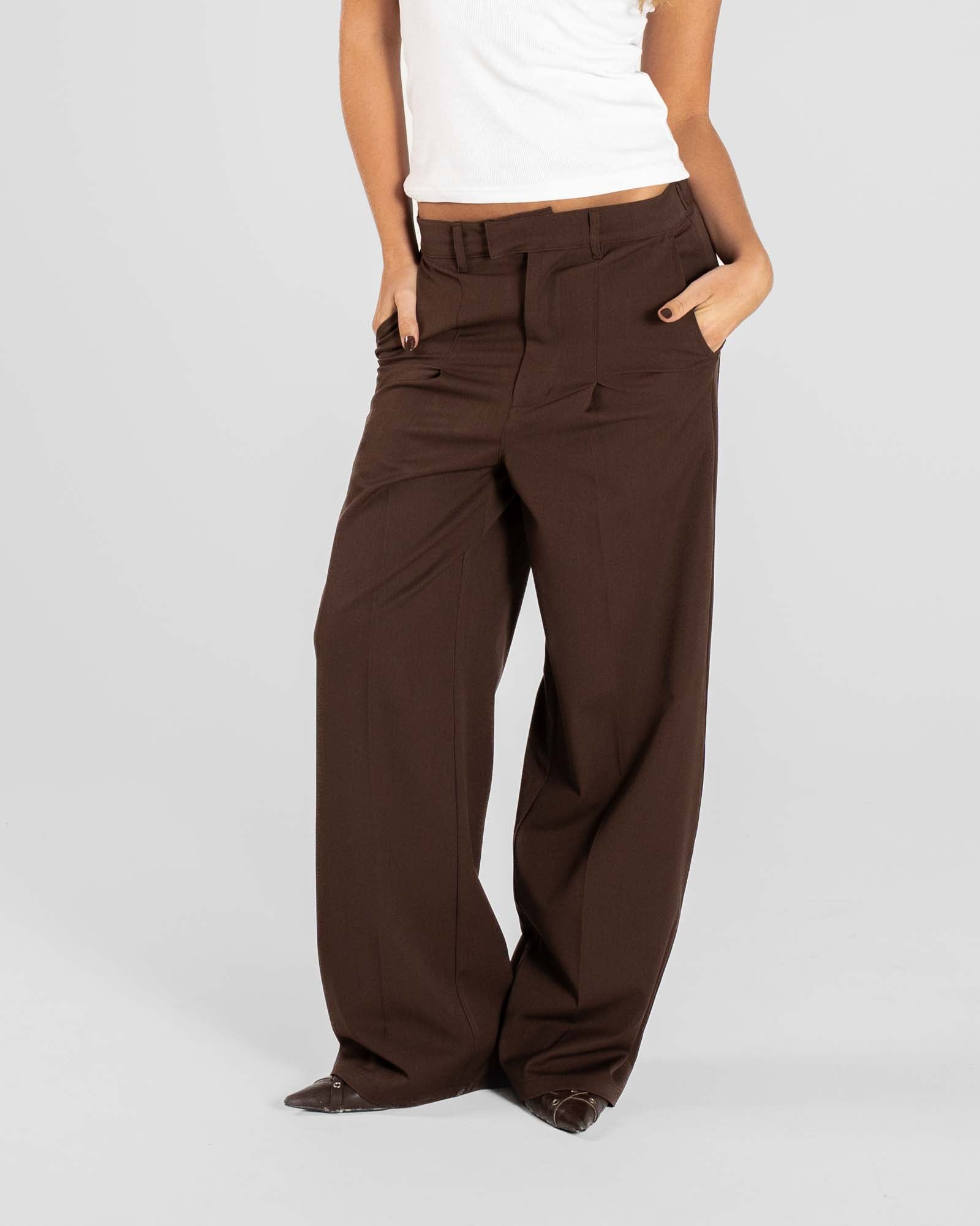 Baggy Suitpants Brown